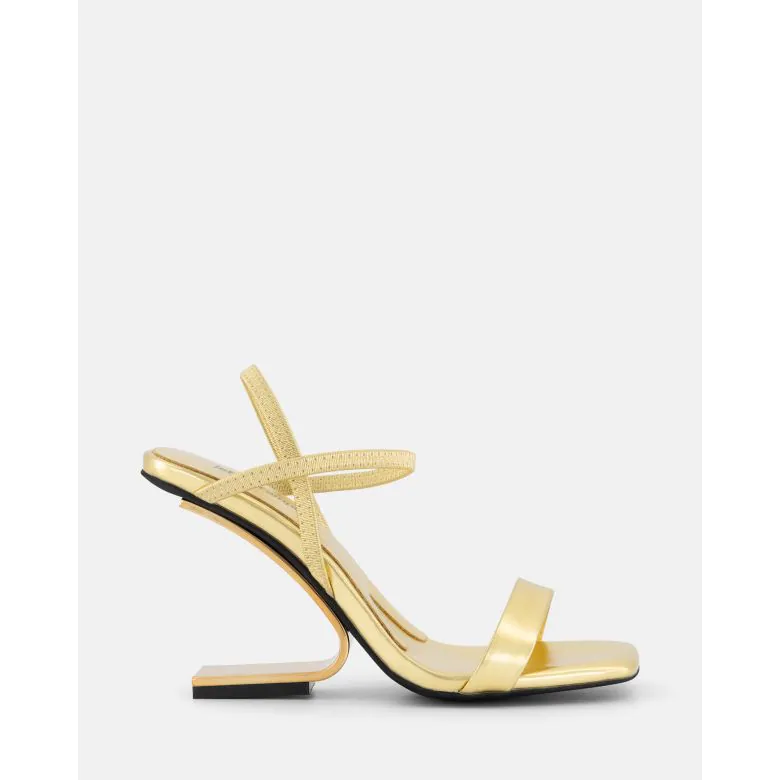 Jeffrey Campbell Geometric Heels Gold Shoe Connection AU