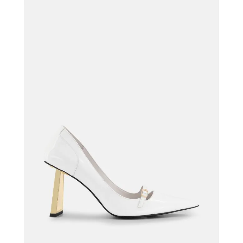 Jeffrey campbell white heels best sale