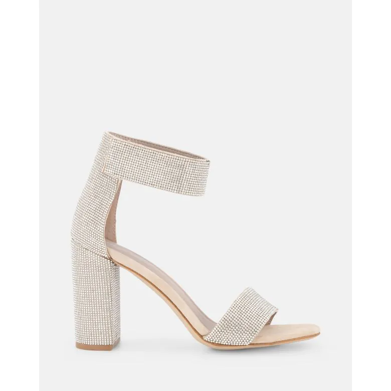 Jeffrey campbell shops lindsay sandal champagne