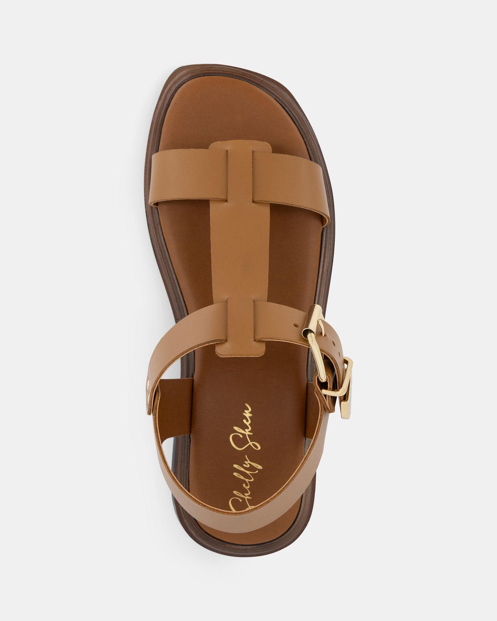 SHELLY SHEN Kourtney Sandals - Tan | Shoe Connection AU